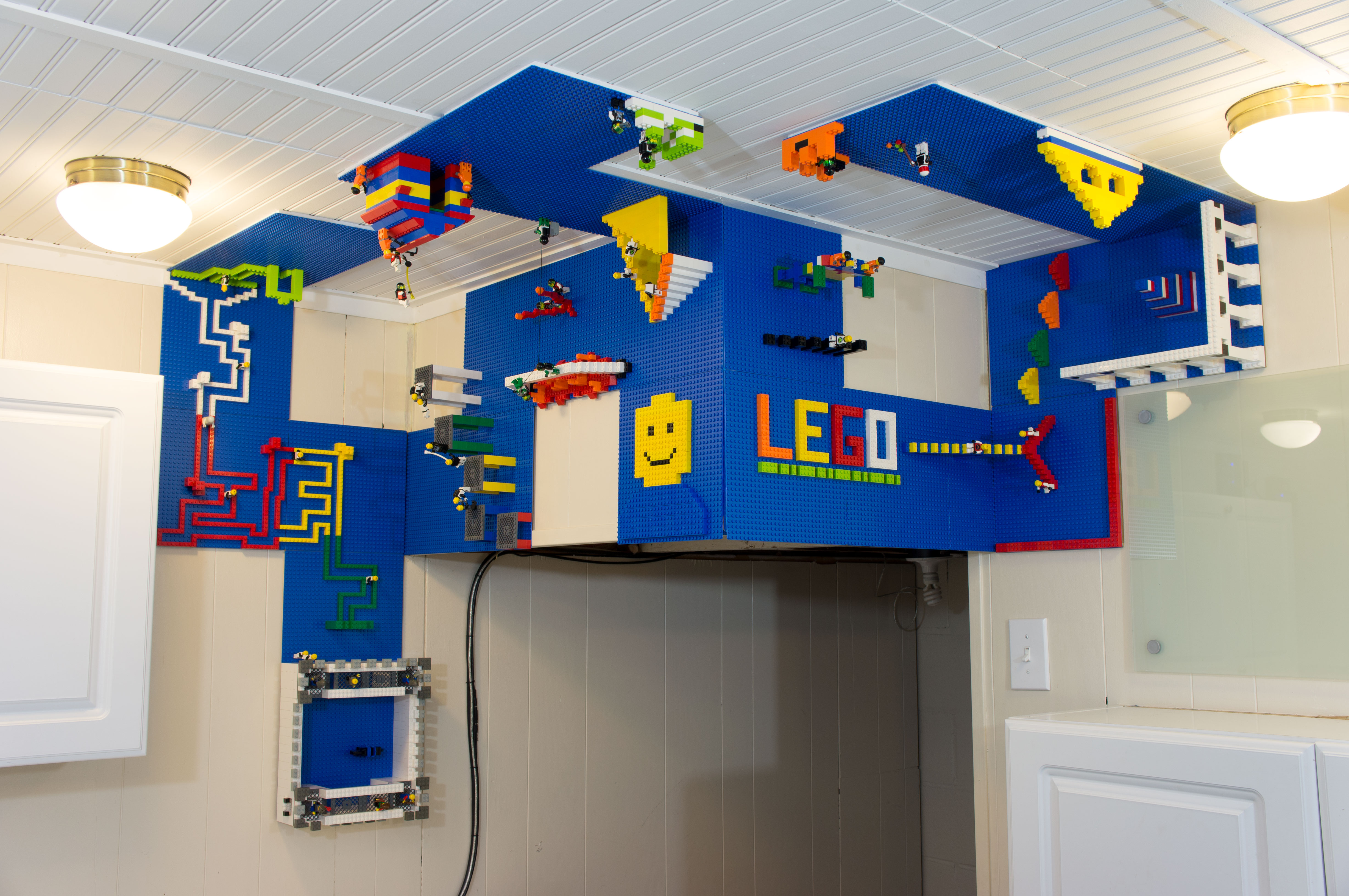 removable lego wall